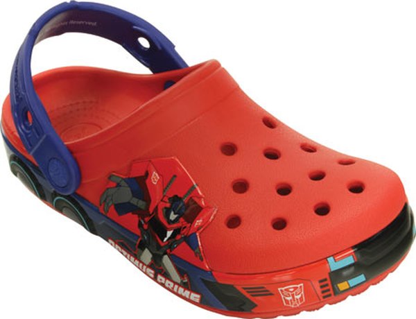 What A Croc Transformers Optimus Prime Kids Shoes  (1 of 5)